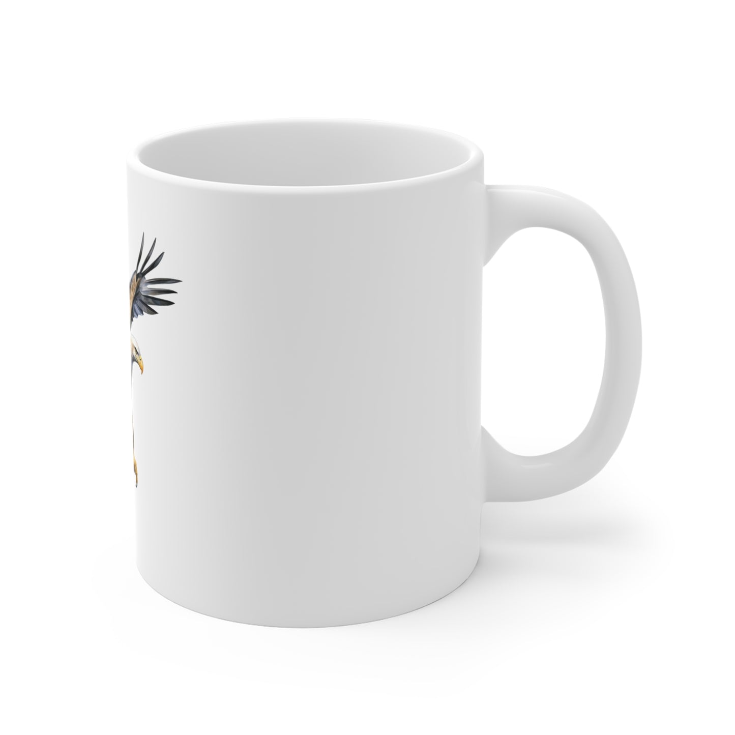 Eagle Flight 11oz Ceramic Mug – Patriotic Bald Eagle Coffee Cup