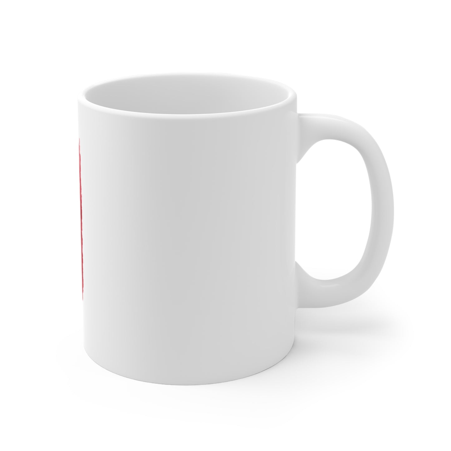 American Watercolor Flag Mug - Patriotic 11oz Coffee Cup