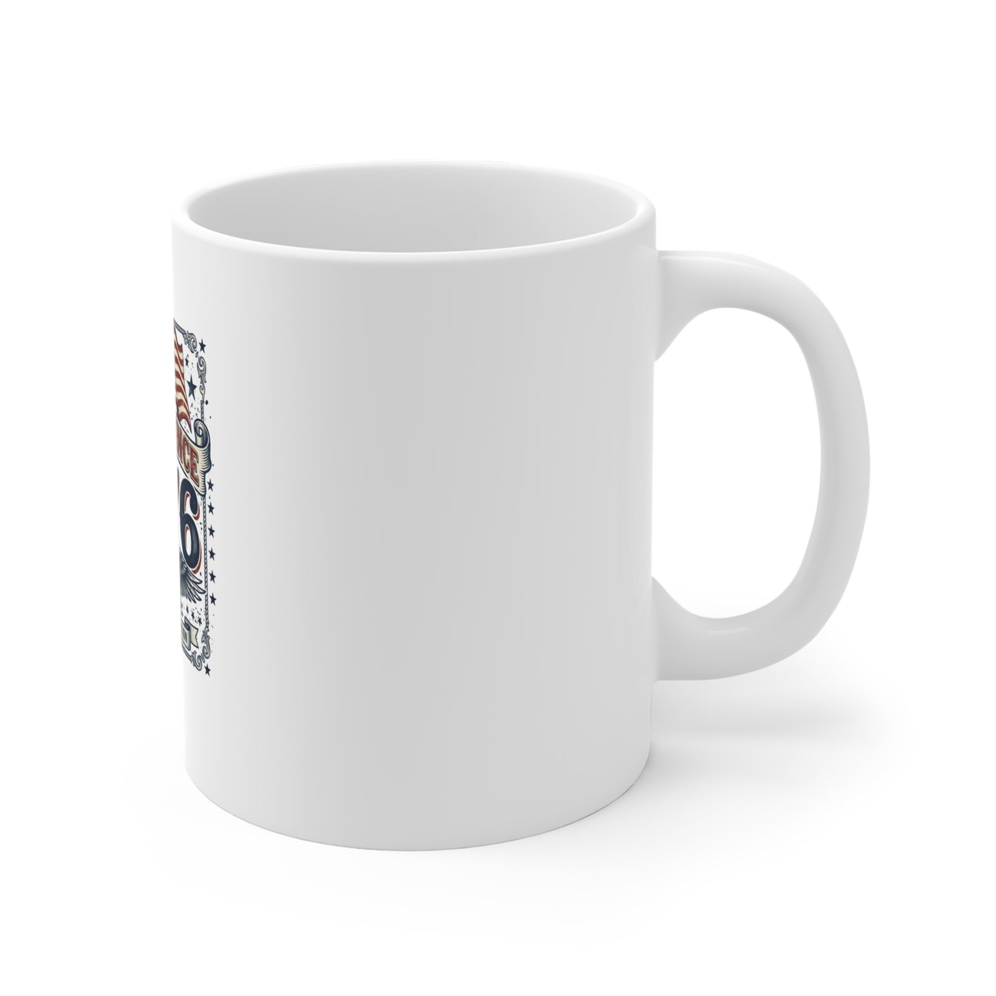 Proud Since 1776 Mug – Patriotic American Flag Coffee Cup