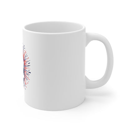 Skull Burst Coffee Mug – 11oz Ceramic Punk Skull Design