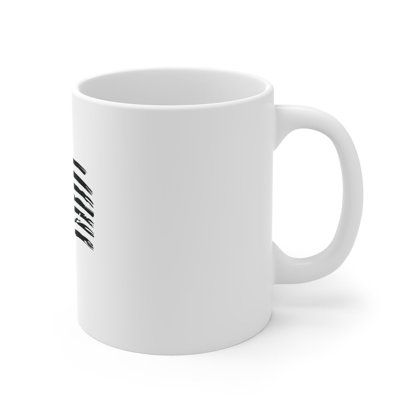 Black Distressed Waving American Flag Coffee Mug – Fluid USA Flag Mug – Stealth Patriotic Cup – Modern Americana Gift Mug 11oz