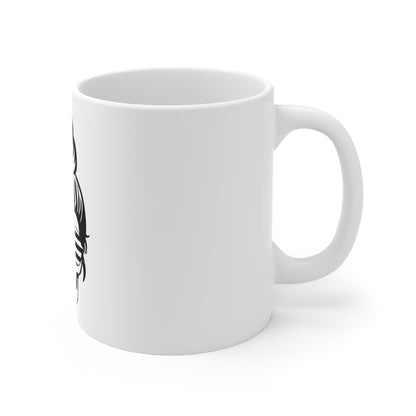 Patriotic Skull Sunglasses Coffee Mug – American Flag Shades Skull Mug – USA Grunge Skull Cup – Bold Americana Gift Mug Mug 11oz