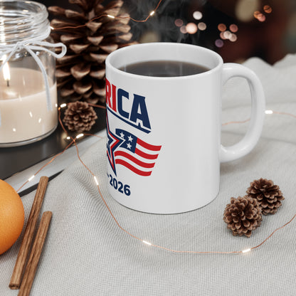 America 250th Anniversary Coffee Mug – 1776–2026 Patriotic Star Mug – USA Centennial Celebration Mug – Red White Blue America Cup America 1776–2026 Patriotic Coffee Mug – Red White Blue Star Fourth of...