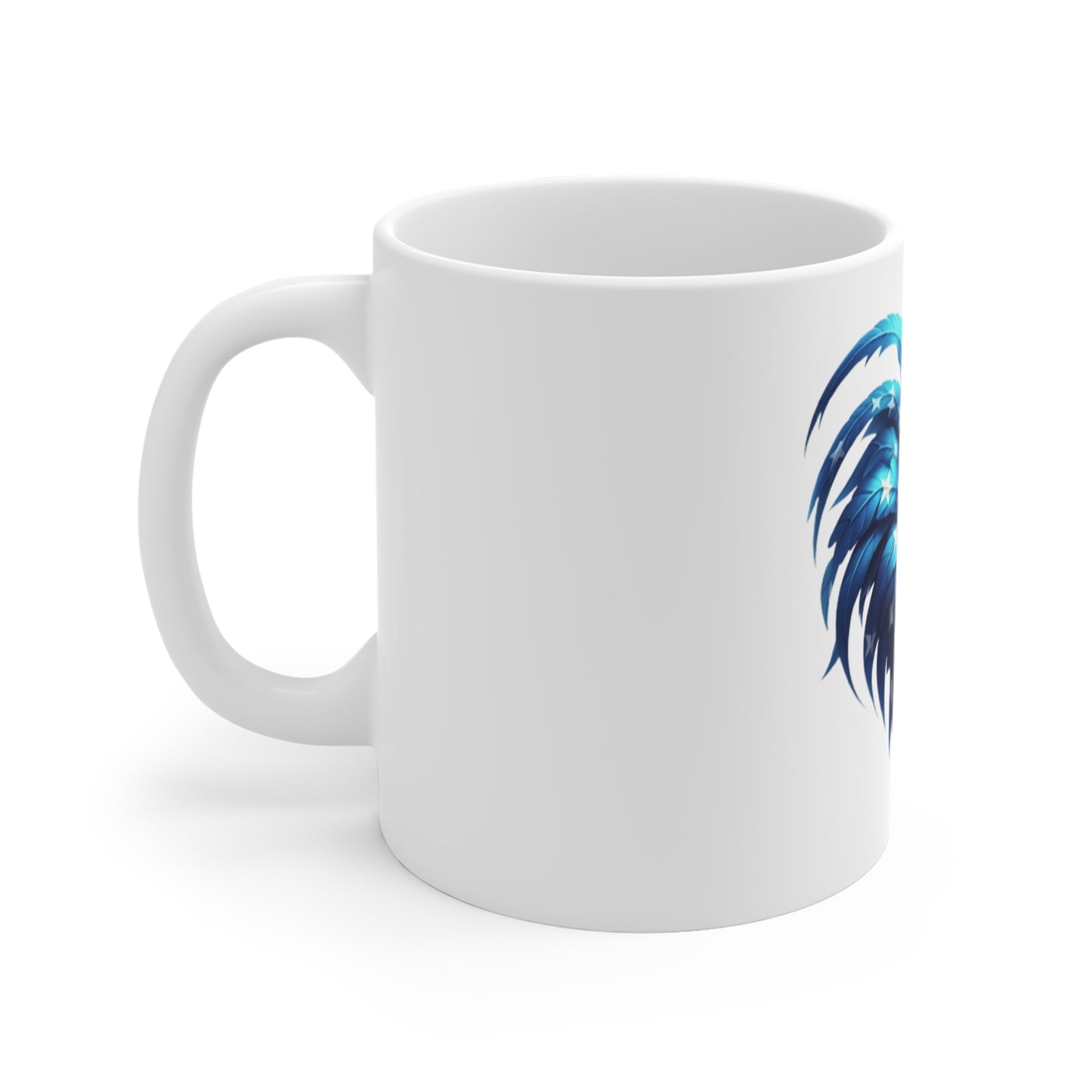 Patriotic Rooster Coffee Mug – American Flag Chicken Mug – Red White Blue Farmhouse Rooster Cup – USA Country Gift American Flag Rooster Mug (11oz) — Patriotic USA Coffee Cup