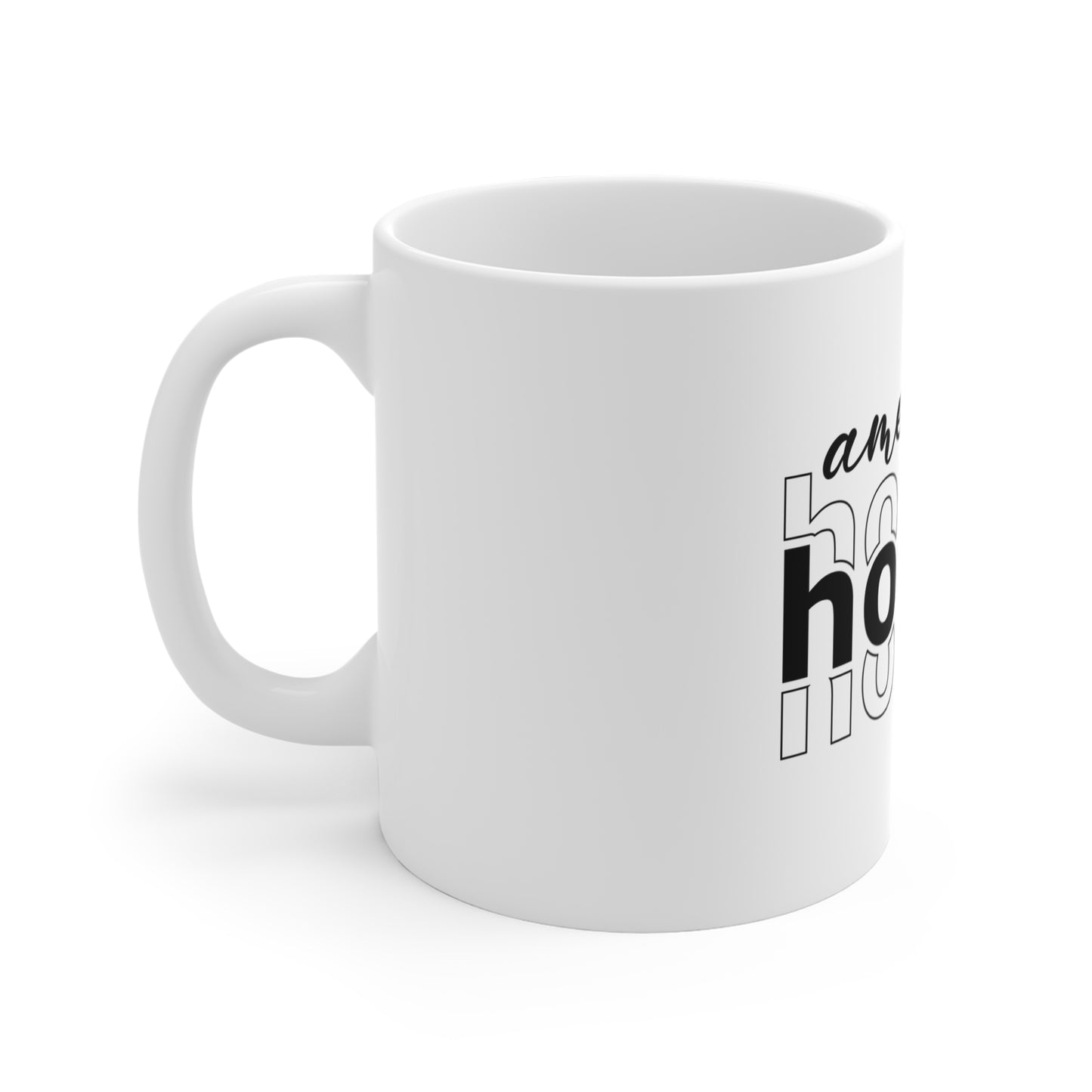 American Honey Coffee Mug – 11oz Retro Script Design