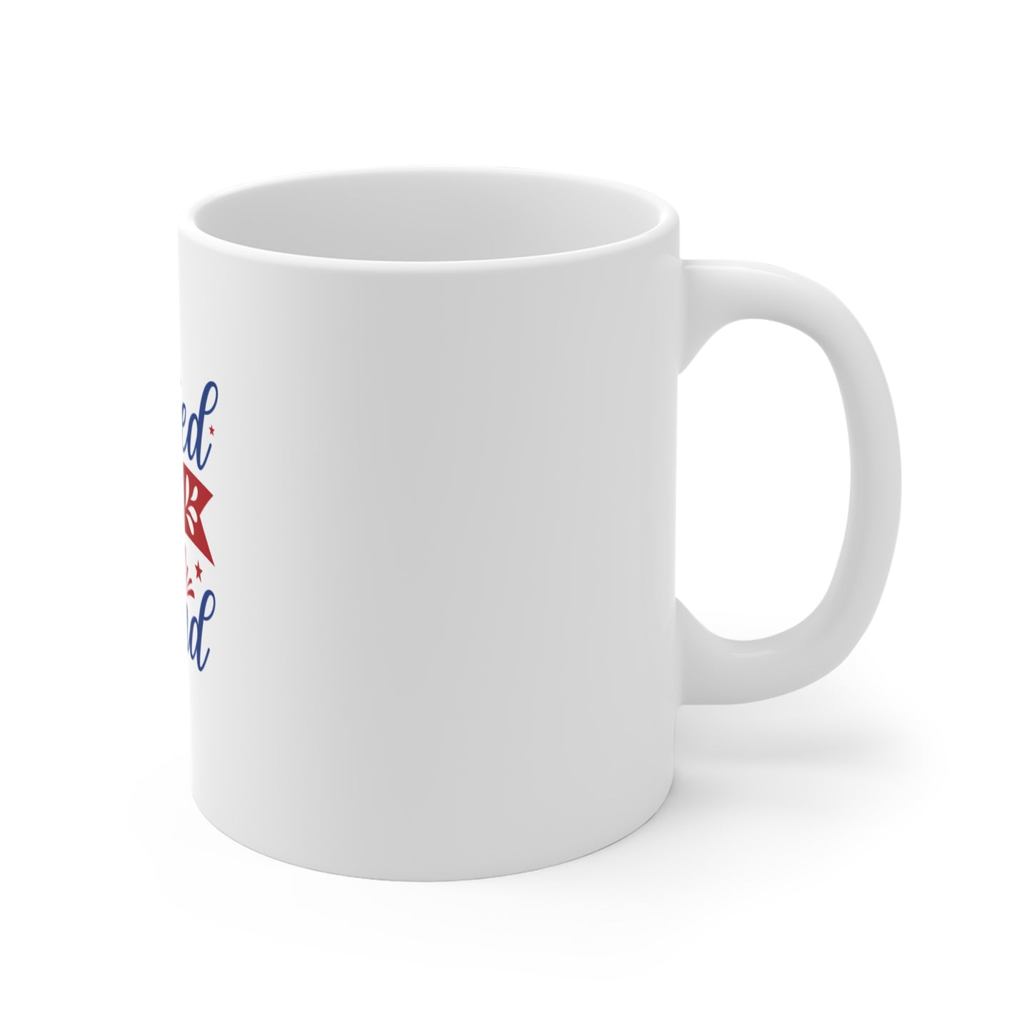 United We Stand Coffee Mug — Patriotic 11oz Ceramic Tea Cup