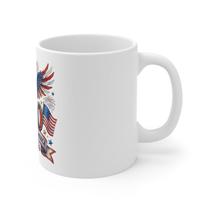 250th USA Anniversary Eagle Mug — United States of America 1776–2026 Patriotic Coffee Cup