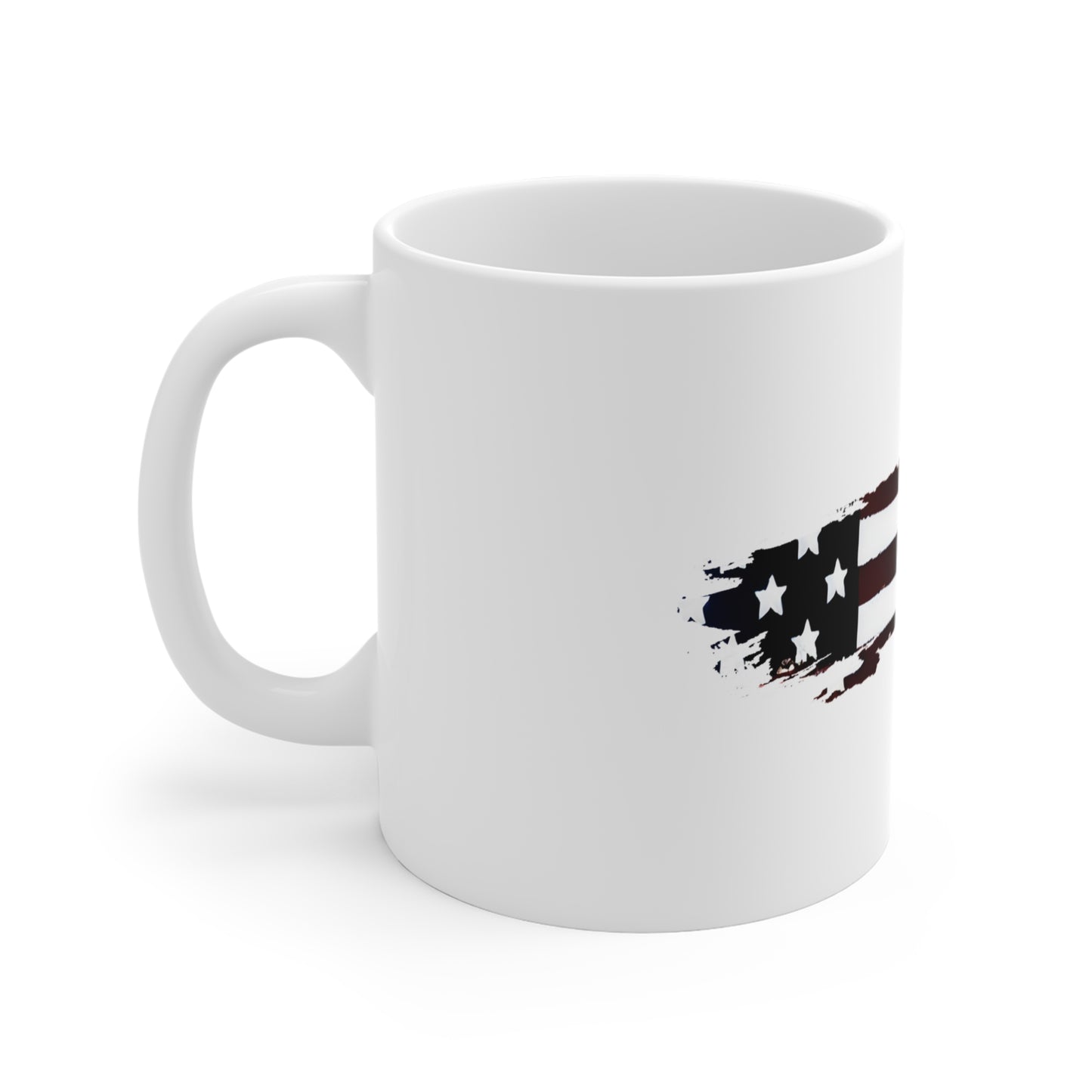 Kawaii Birthday Unicorn American Flag Mug – Cute Rainbow Party USA Coffee Cup – Fun Patriotic Design Mug 11oz