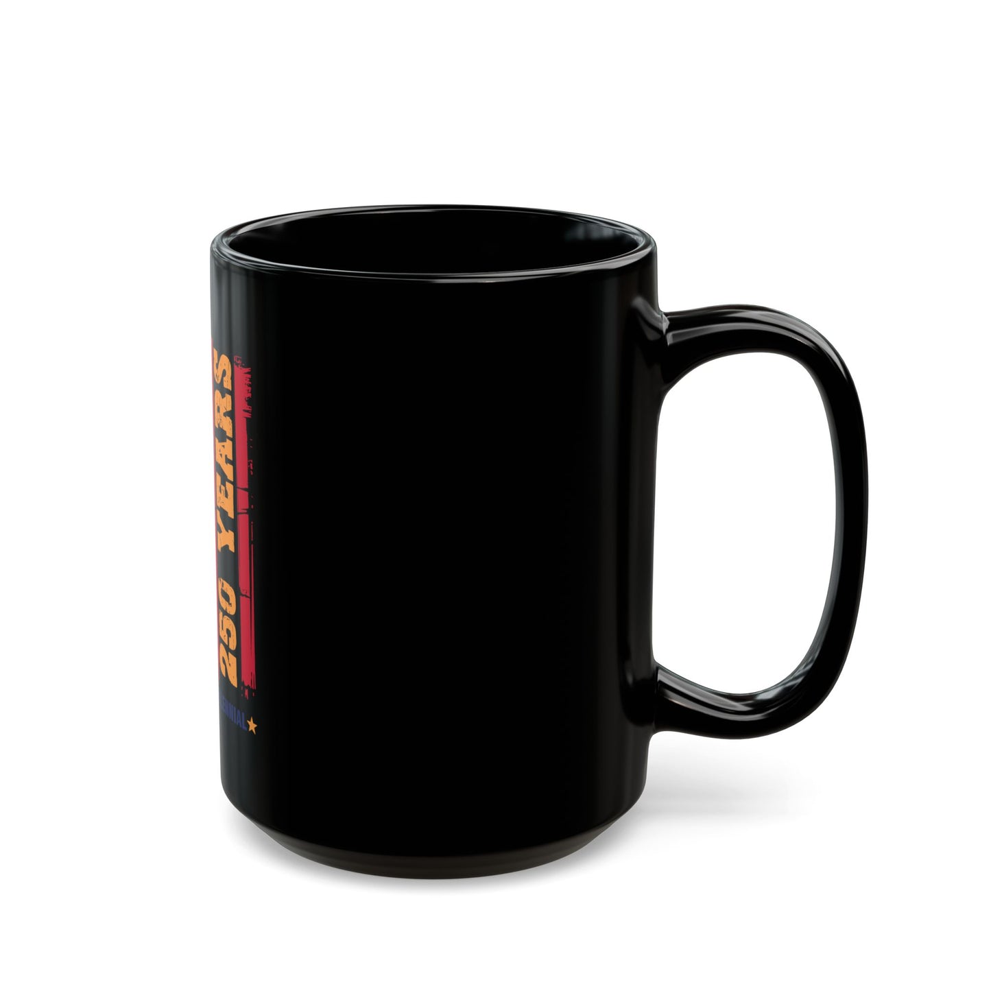 250 Years USA 1776-2026 Commemorative Mug (Black, 11oz/15oz)