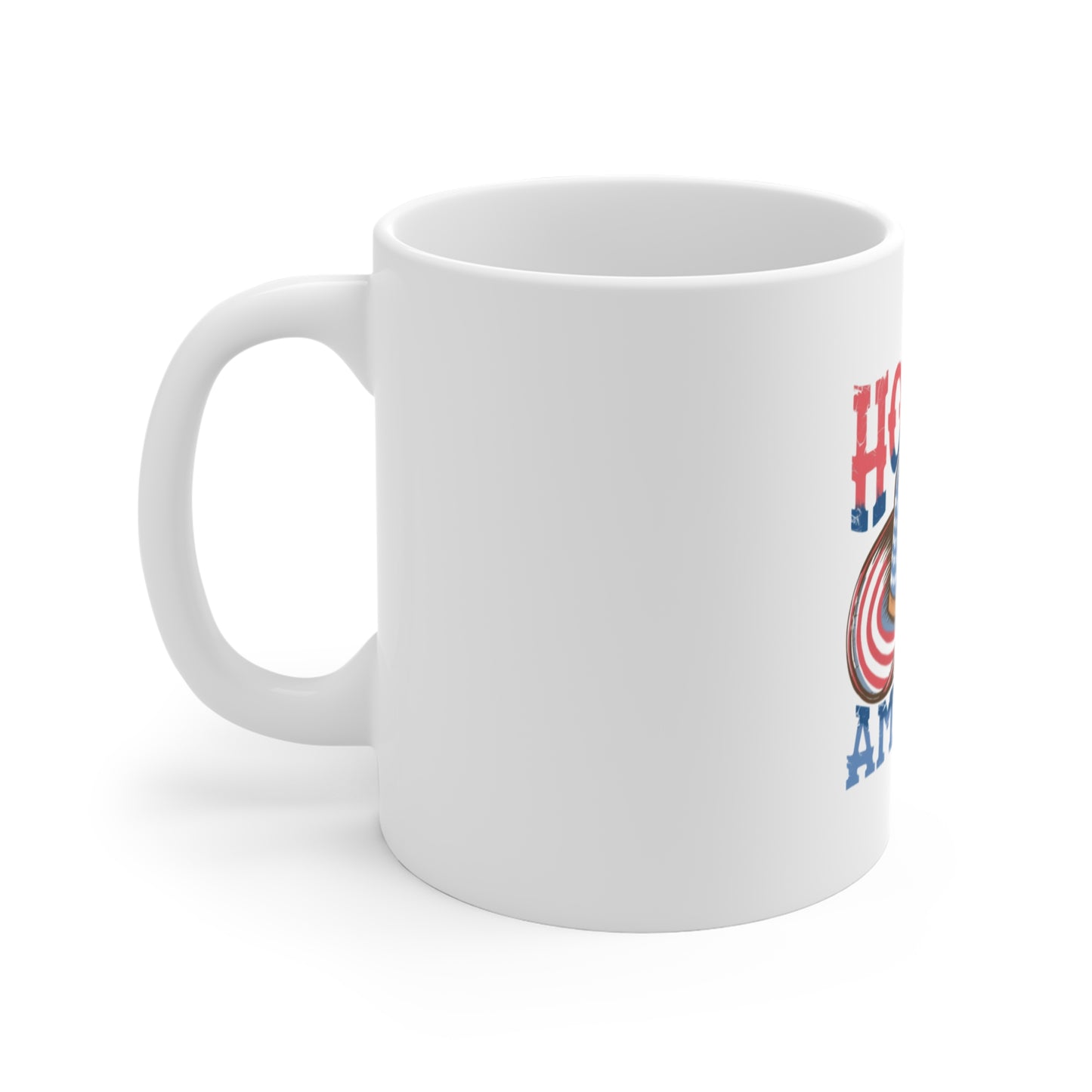 Howdy America Mug — Patriotic Cowboy Coffee Cup (11oz)