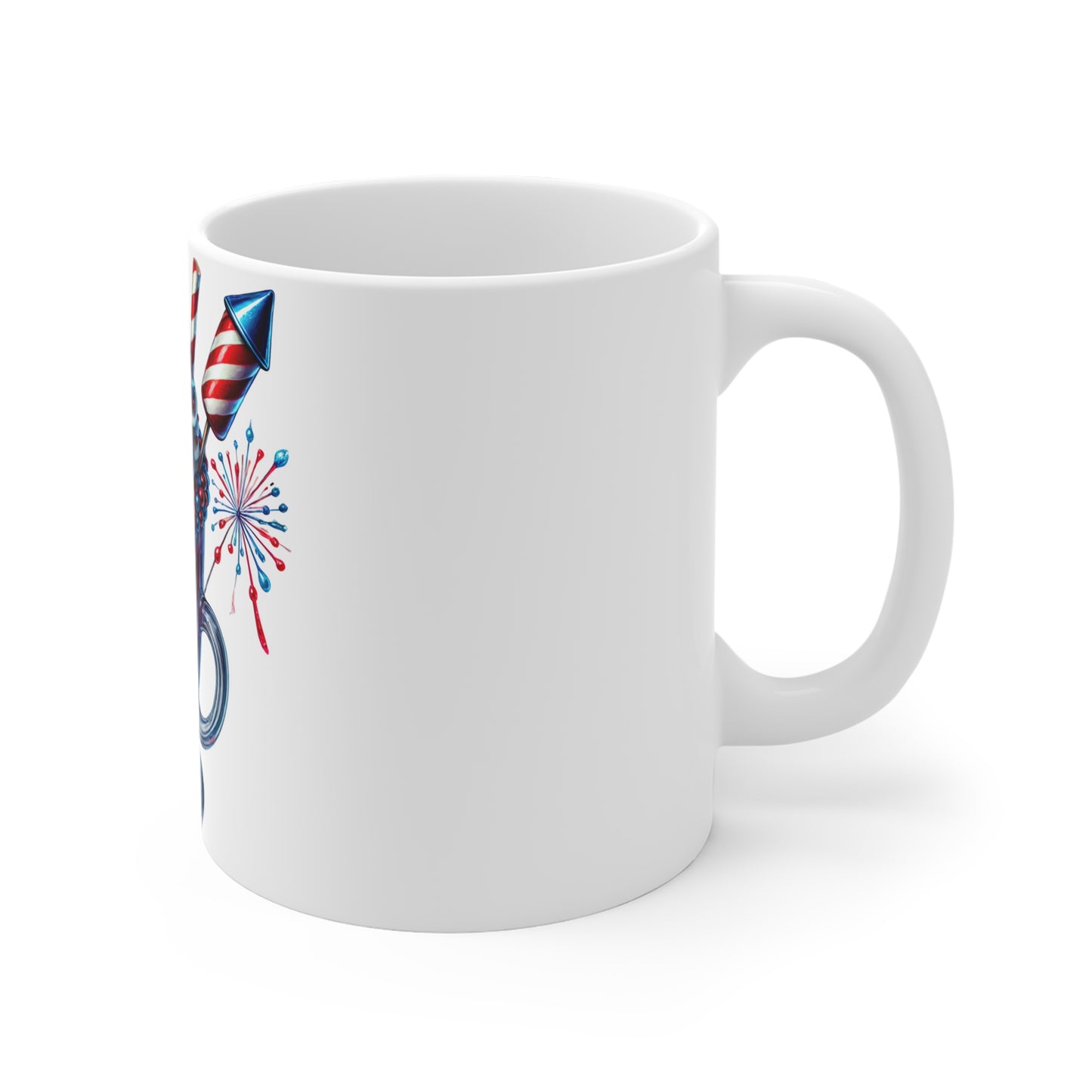 Patriotic Star Milkshake Coffee Mug – 4th of July Fireworks Mug – Red White Blue Dessert Cup – Americana Cookie Treat Mug – Festive Gift Mug Patriotic Milkshake Mug — 11oz 4th of July Red White Blue...