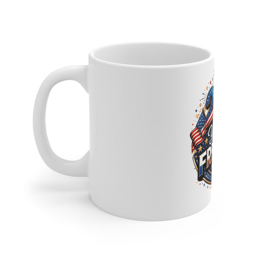 250 Years of Freedom Mug – Patriotic USA 1776–2026 Coffee Cup – American Flag Fireworks Anniversary Mug 11oz