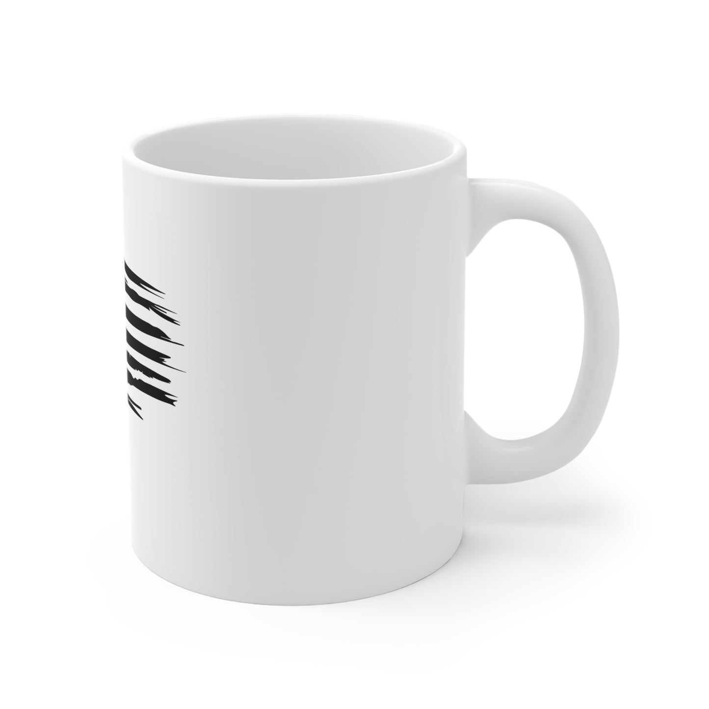 Stealth Paw American Flag Coffee Mug – Blacked Out USA Flag Dog Paw Mug – Minimalist Patriotic Pet Lover Cup – Subtle Freedom Gift Mug Mug 11oz