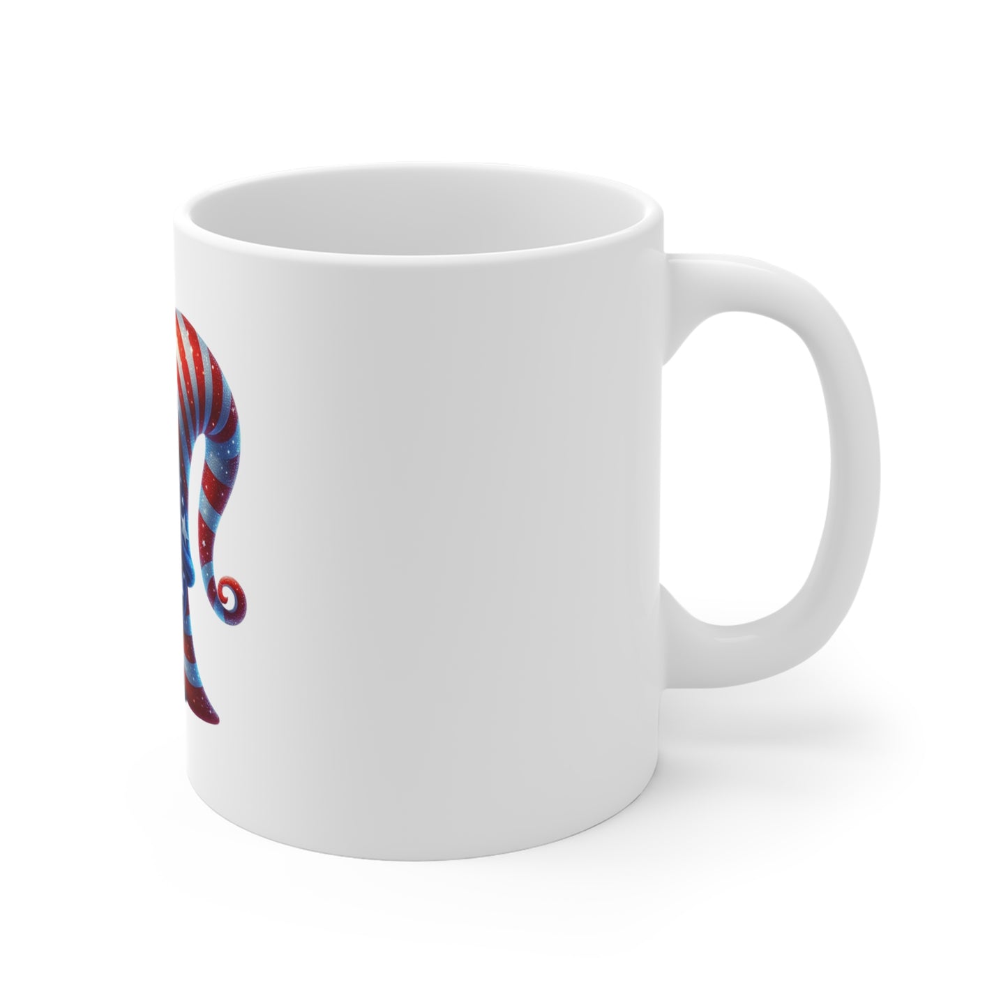 Patriotic Gnome Mug — 11oz USA Flag Coffee Cup