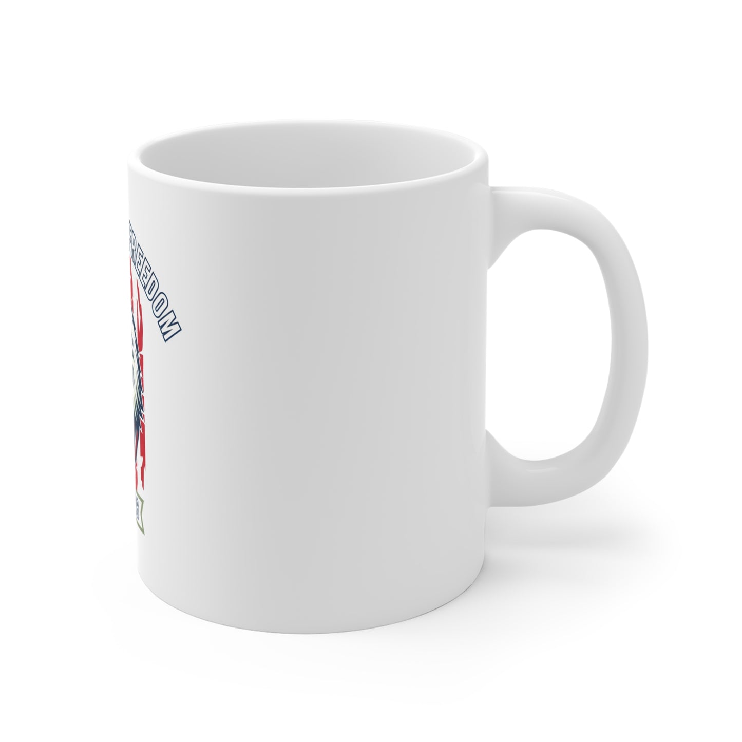 11oz Patriotic Eagle Mug – "250 Years of Freedom 1776-2026" Coffee Cup