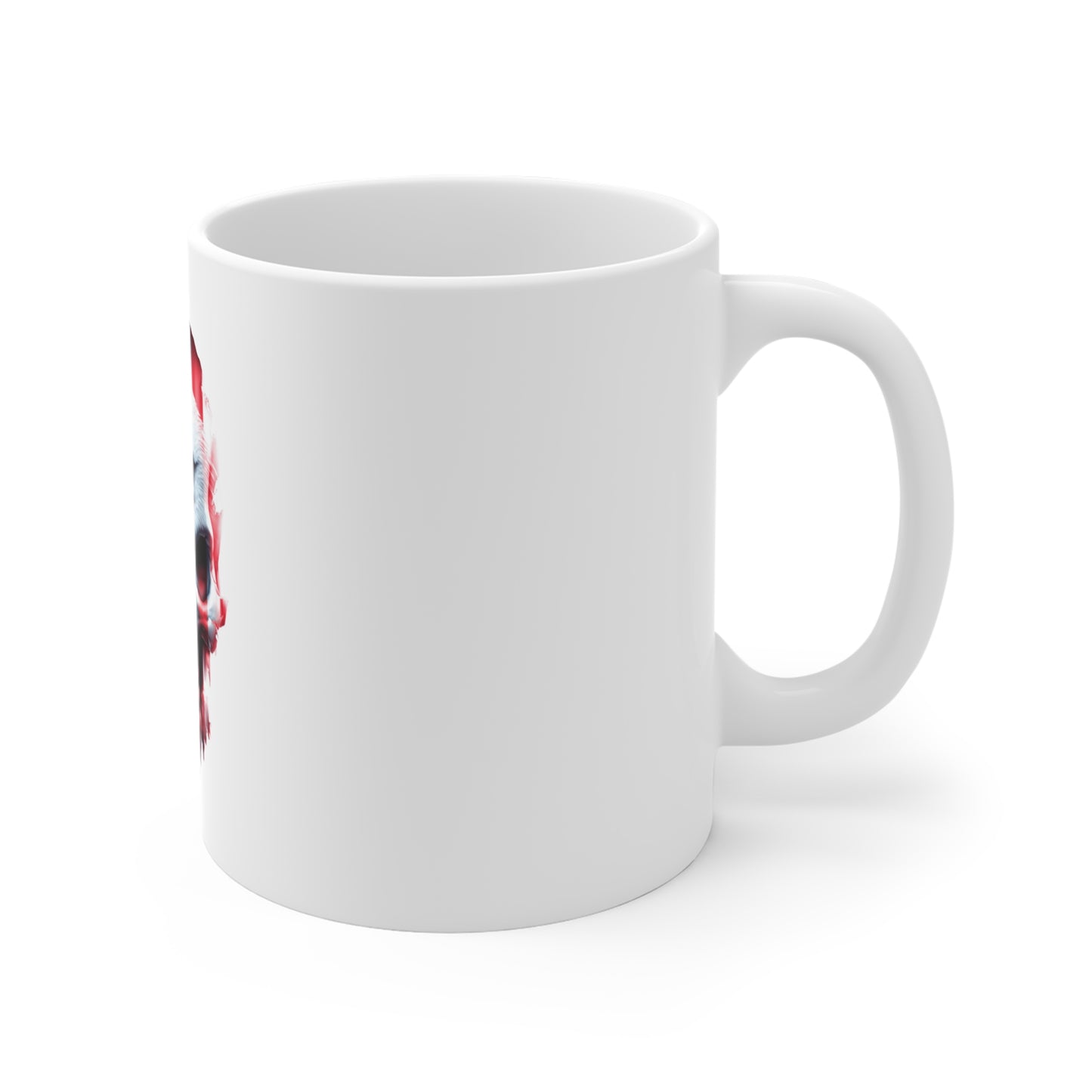 Patriotic Skull Eagle Coffee Mug – American Flag Skull Mug – USA Freedom Warrior Mug 11oz