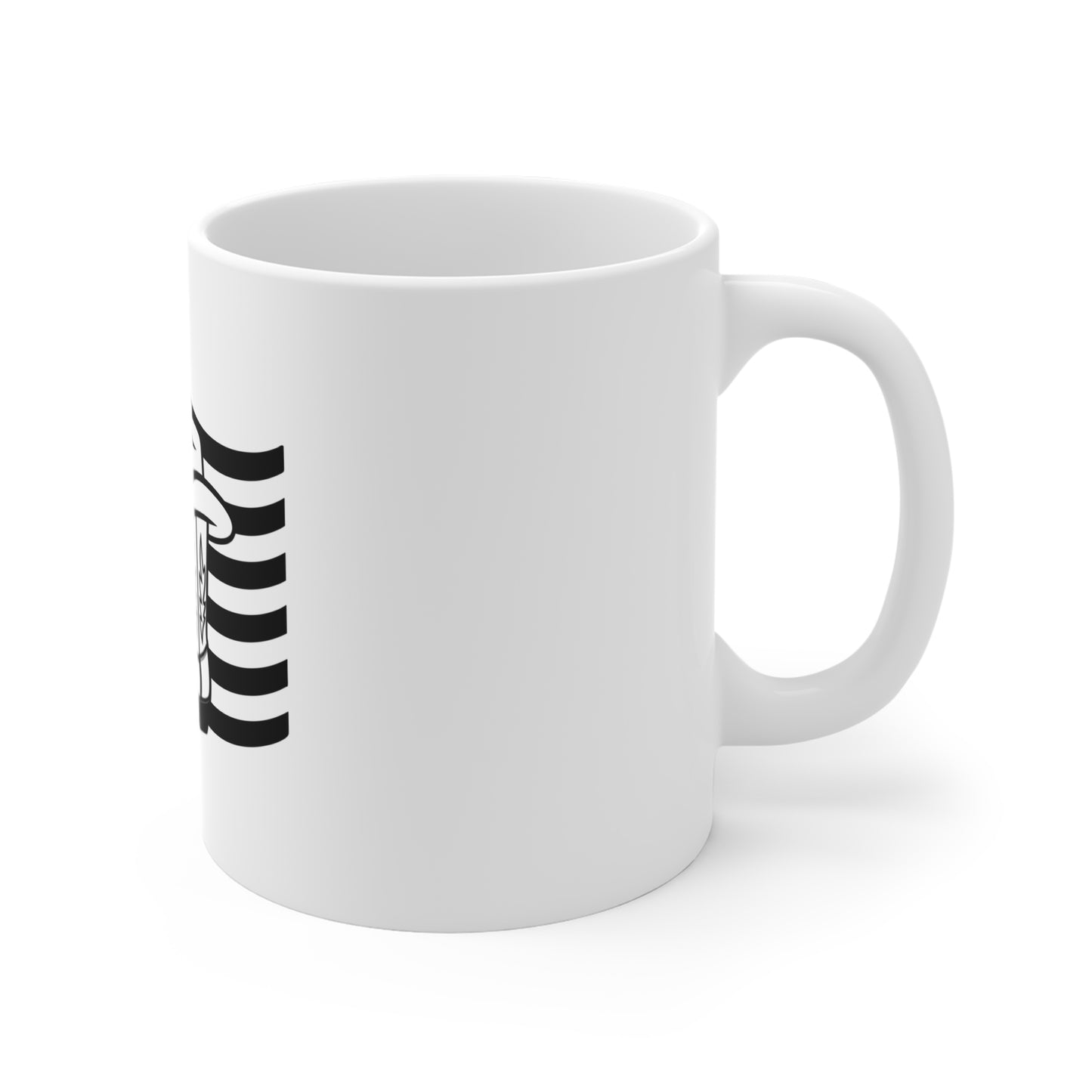 Cowboy Boots American Flag Mug – Patriotic Western Coffee Mug – USA Country Boots Cup – Stealth Cowboy Pride Mug Mug 11oz