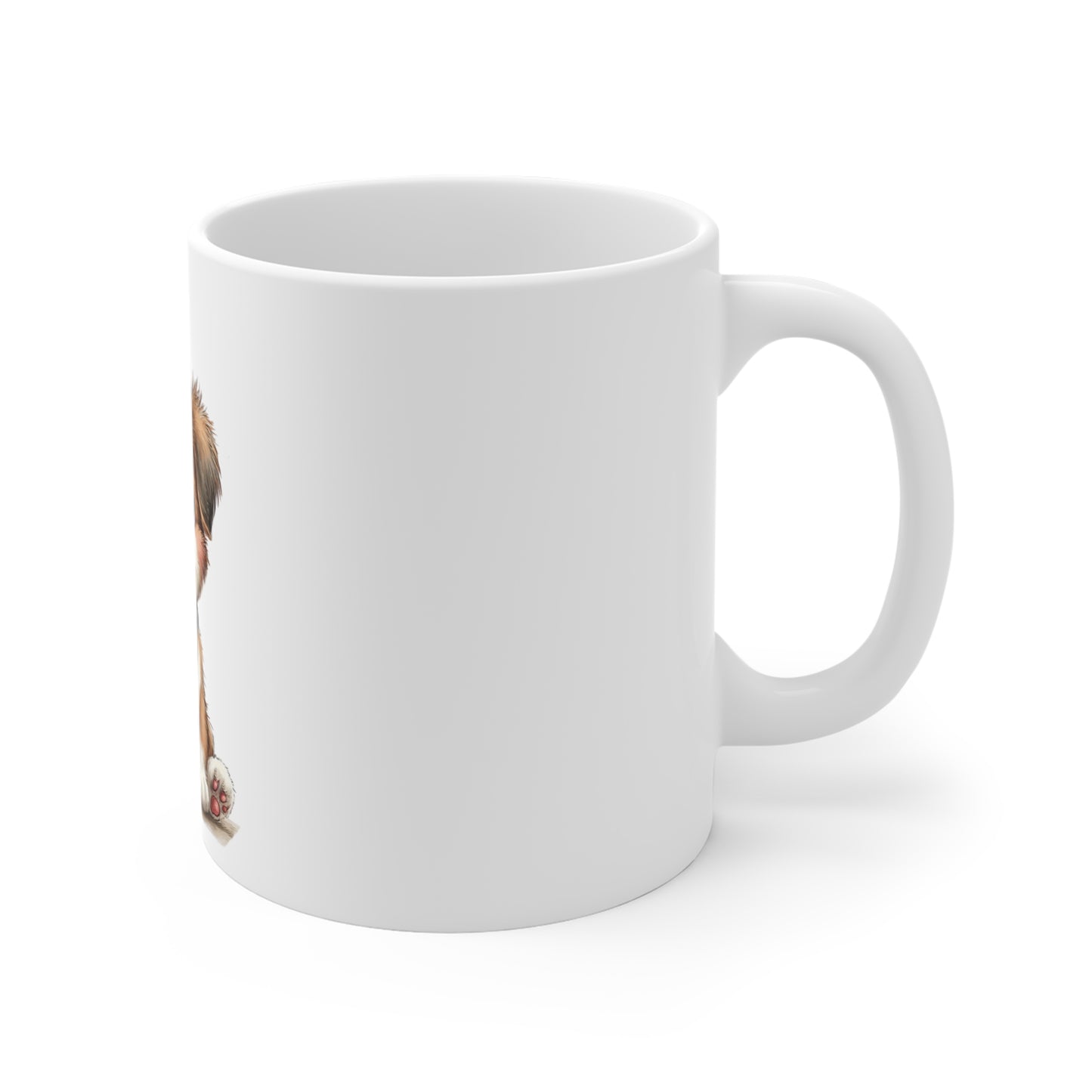 Cute Patriotic Puppy Uncle Sam Hat Mug – 4th of July Dog Coffee Mug – Americana Puppy Cup – Red White Blue Pet Lover Gift Patriotic Puppy Coffee Mug — Cute Puppy with American Flag Hat (11oz)