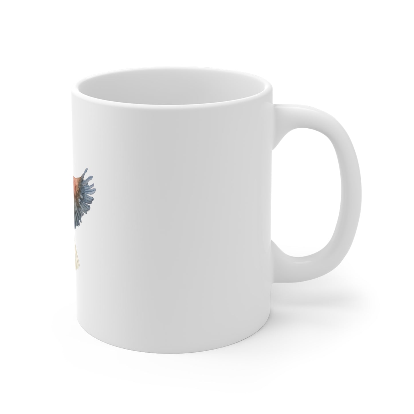 Patriotic Watercolor Eagle Coffee Mug – 11oz Ceramic