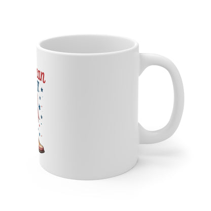 American Girly Coffee Mug — Patriotic Cowboy Boot 11oz