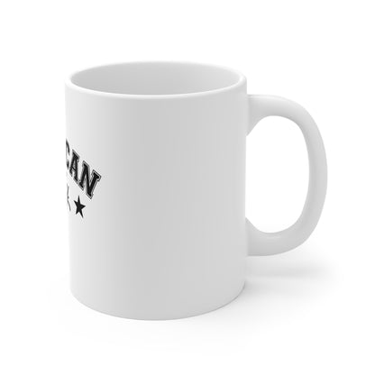 American Girly Mug - 11oz Patriotic Coffee Cup