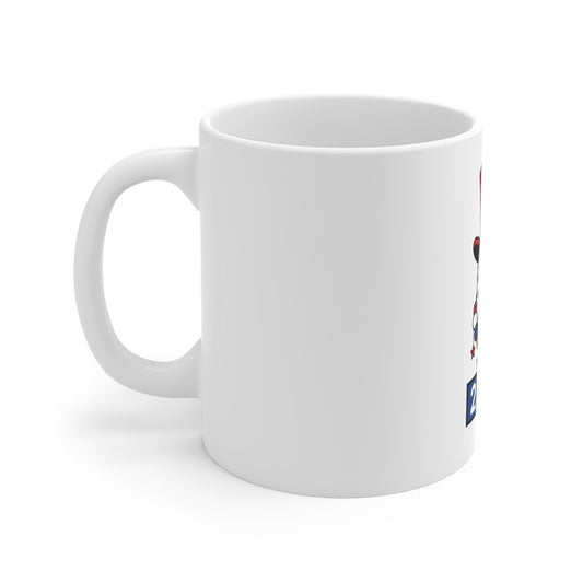 Patriotic Eagle 250 Coffee Mug – USA 250th Anniversary Mug – Uncle Sam Hat Eagle Cup – Bold American Pride Mug 11oz