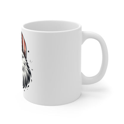Patriotic Eagle Coffee Mug – American Flag Hat Bald Eagle Mug – USA Freedom Eagle with Sunglasses Cup – Vintage Americana Gift Mug Mug 11oz
