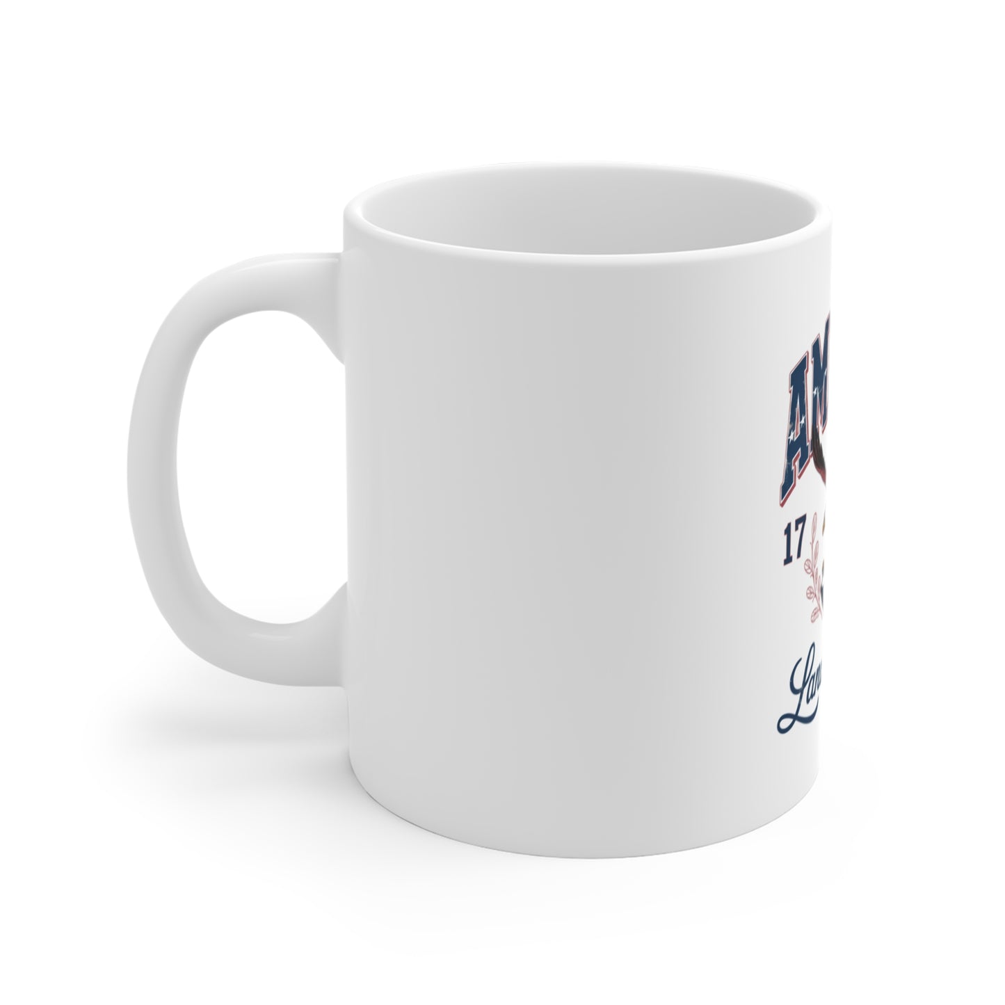 America 1776 Eagle Mug — Land of the Free Patriotic Coffee Cup