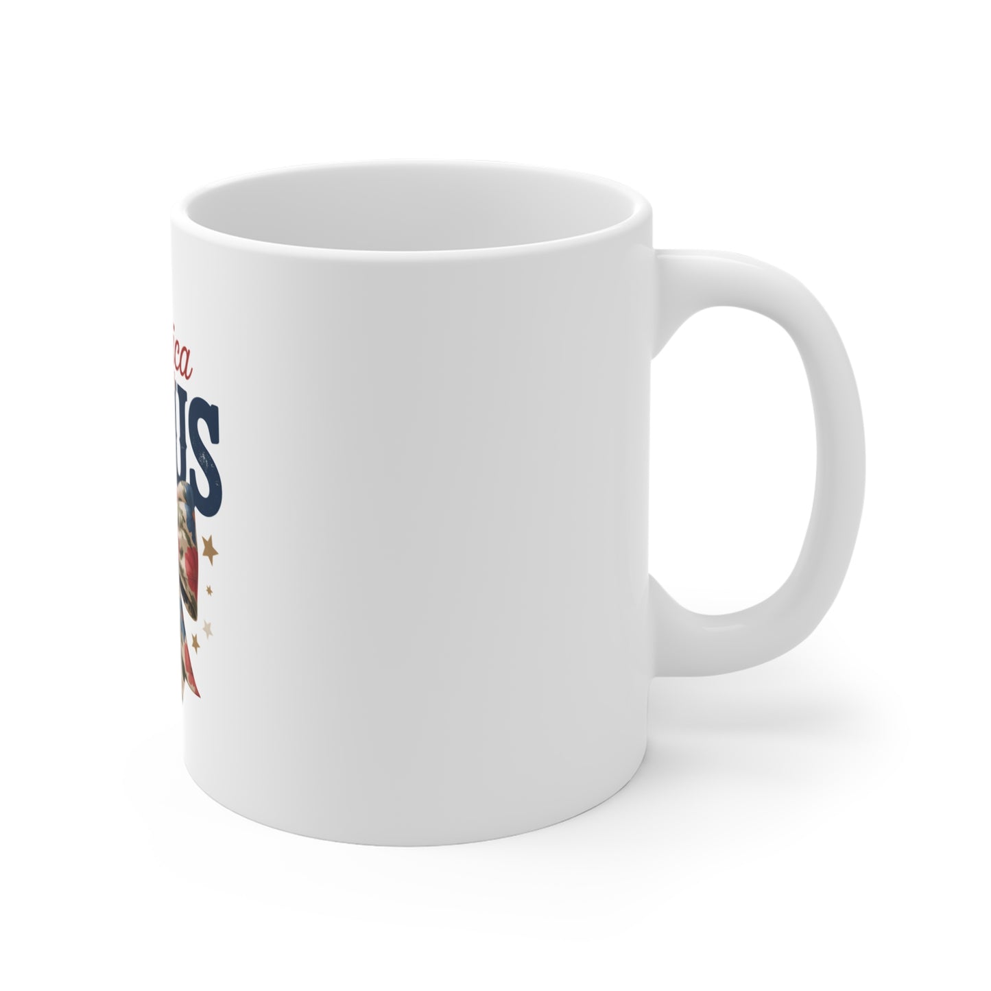 America Needs Jesus 11oz Coffee Mug — Patriotic Christian Gift