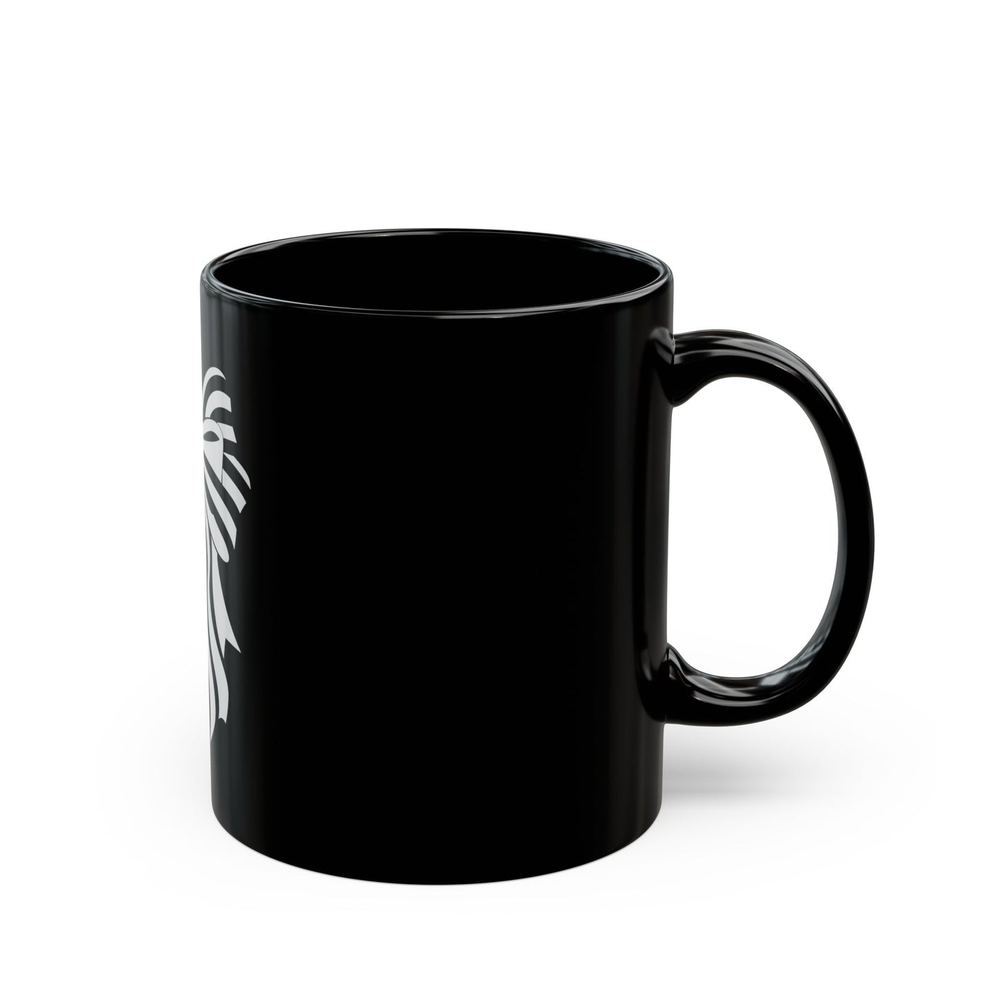 Patriotic Bow Coffee Mug – American Flag Ribbon Mug – USA Stars and Stripes Bow Cup – Cute Americana Gift Mug Black Mug (11oz, 15oz)