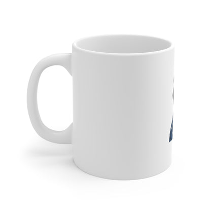 Patriotic Great Dane Mug – American Flag & Military Cap 11oz
