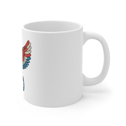 250th Anniversary Eagle Mug — Patriotic USA Stars & Stripes Coffee Cup
