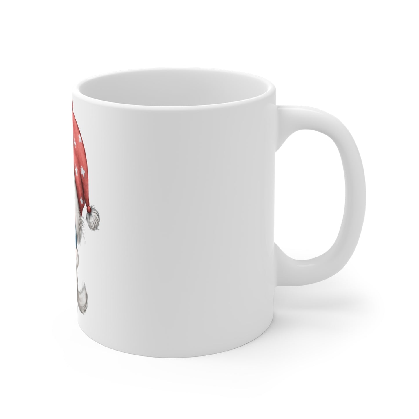 Patriotic Kitten Heart Coffee Mug – Cute 4th of July Cat Mug – Red White Blue Heart Cat Cup – Adorable Americana Gift Mug Patriotic Cute Kitten Mug — 11oz USA Heart & Stars Coffee Cup
