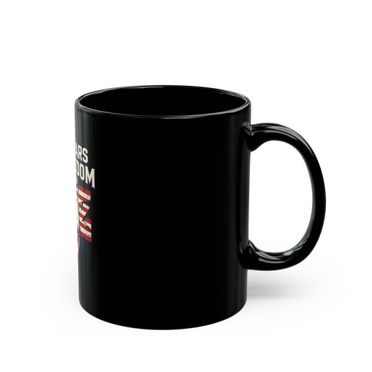 250 Years of Freedom Eagle Mug — Patriotic 1776–2026 Black Coffee Cup