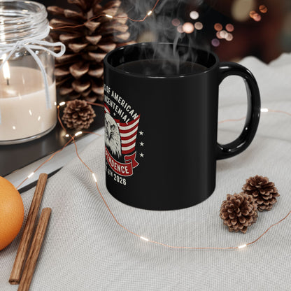 Independence 250th Commemorative Mug — July 4th 2026 American Flag & Eagle