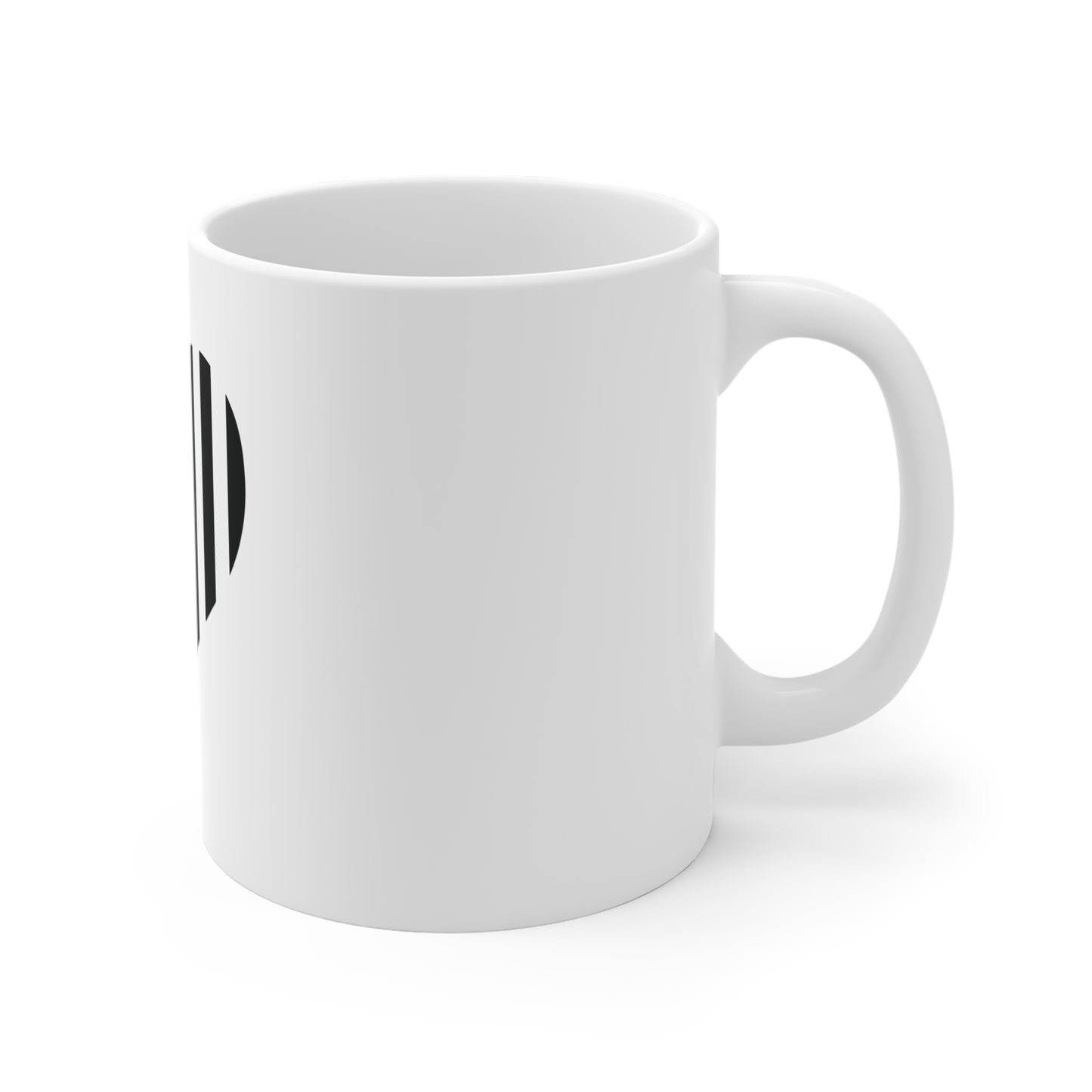 Stealth American Flag Heart Coffee Mug – Blacked Out USA Heart Mug – Minimalist Vertical Stripe Patriotic Cup – Subtle Freedom Gift Mug Mug 11oz