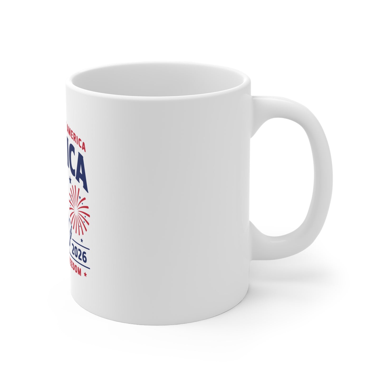 America 1776–2026 250 Years of Freedom Mug — Statue of Liberty Patriotic Coffee Cup