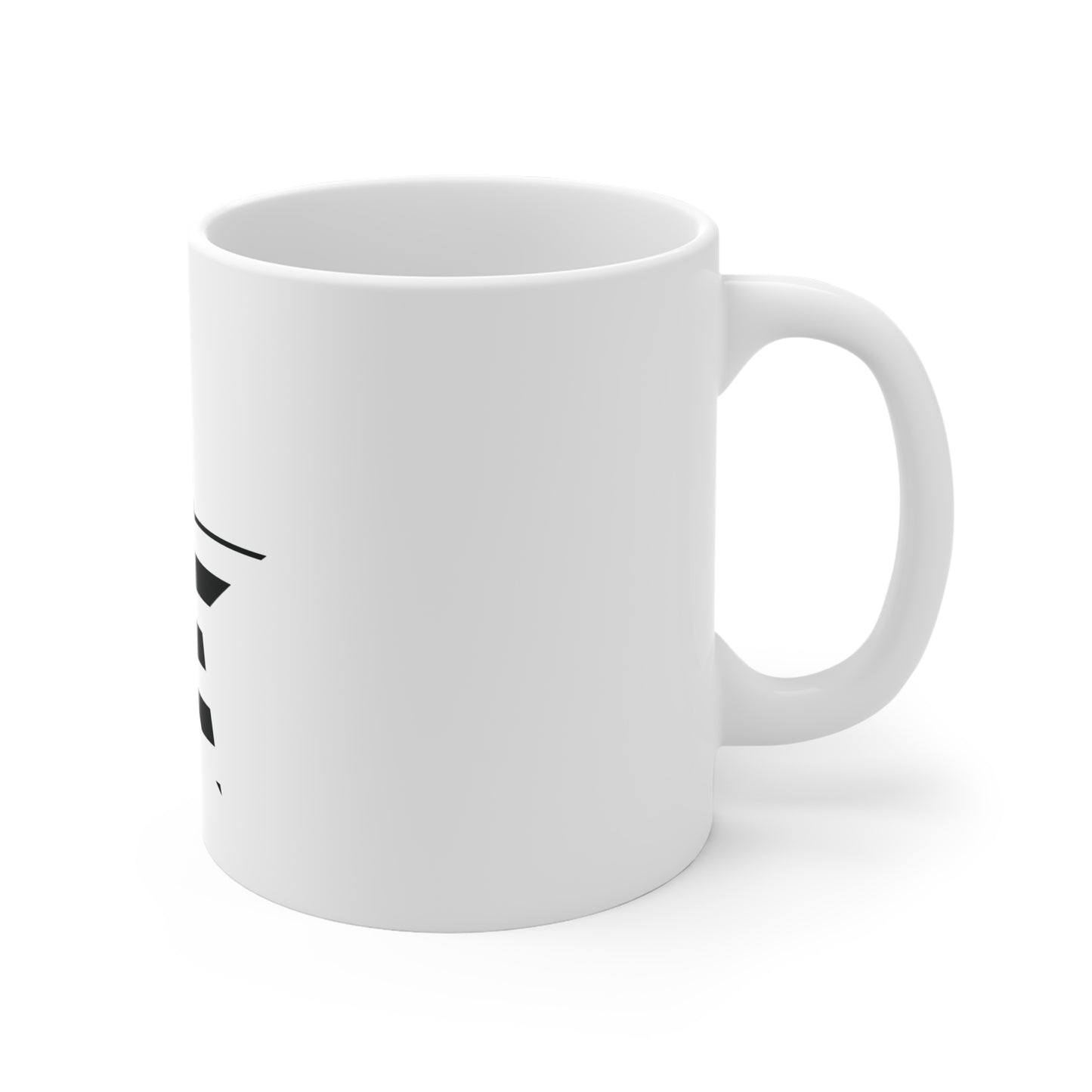 American Flag Star Coffee Mug – Black & White Patriotic Star Mug – Minimalist USA Star Flag Design Cup – Modern Freedom Gift Mug Mug 11oz