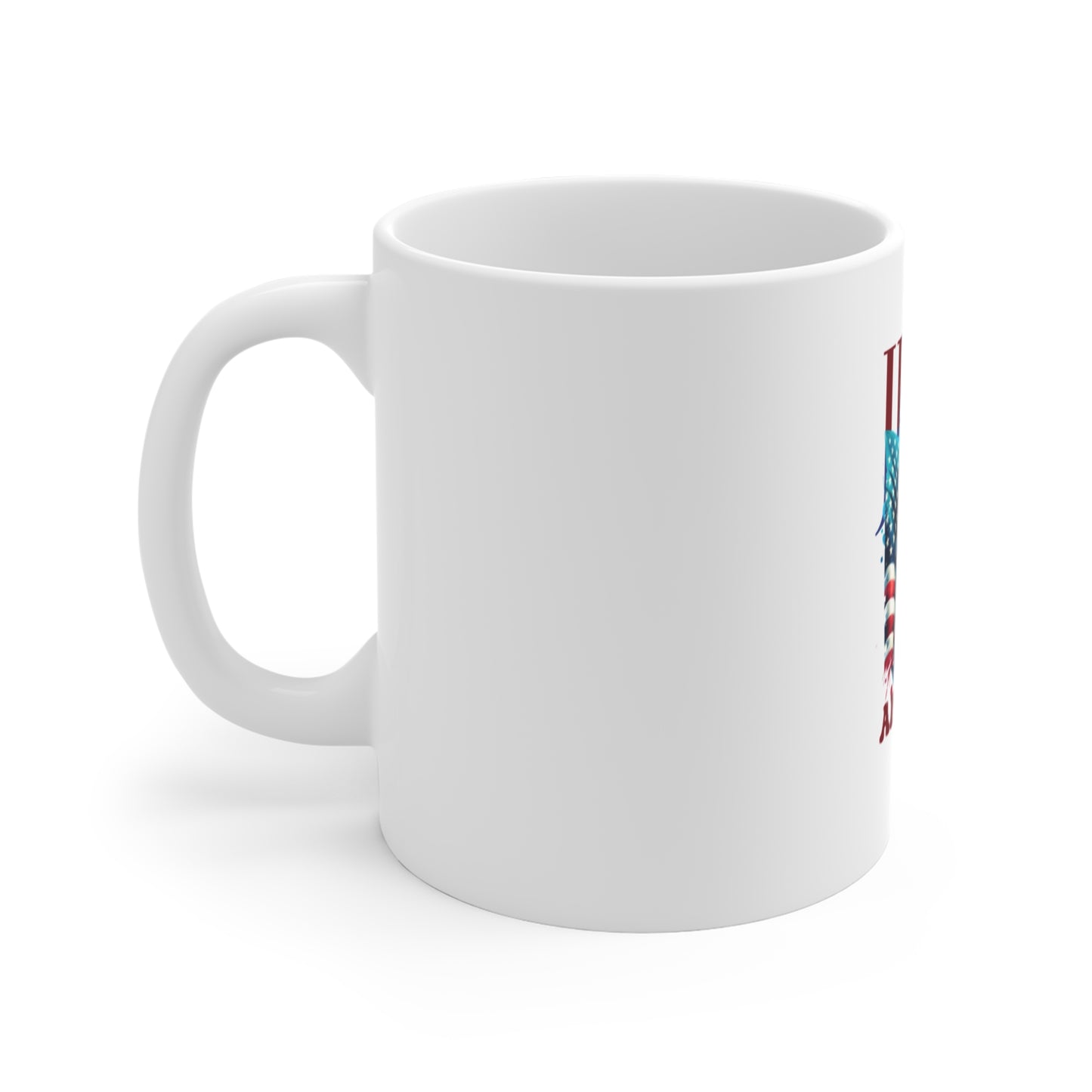 11oz Mug - Patriotic America Eagle Flag "USA" Coffee Cup