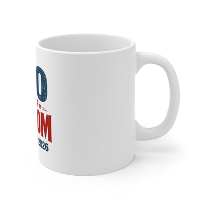 250 Years of Freedom Mug – Patriotic 1776–2026 Commemorative Coffee Cup