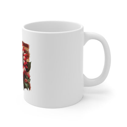 Patriotic Sunflower American Flag Mug - 11oz Fourth of July Coffee Cup