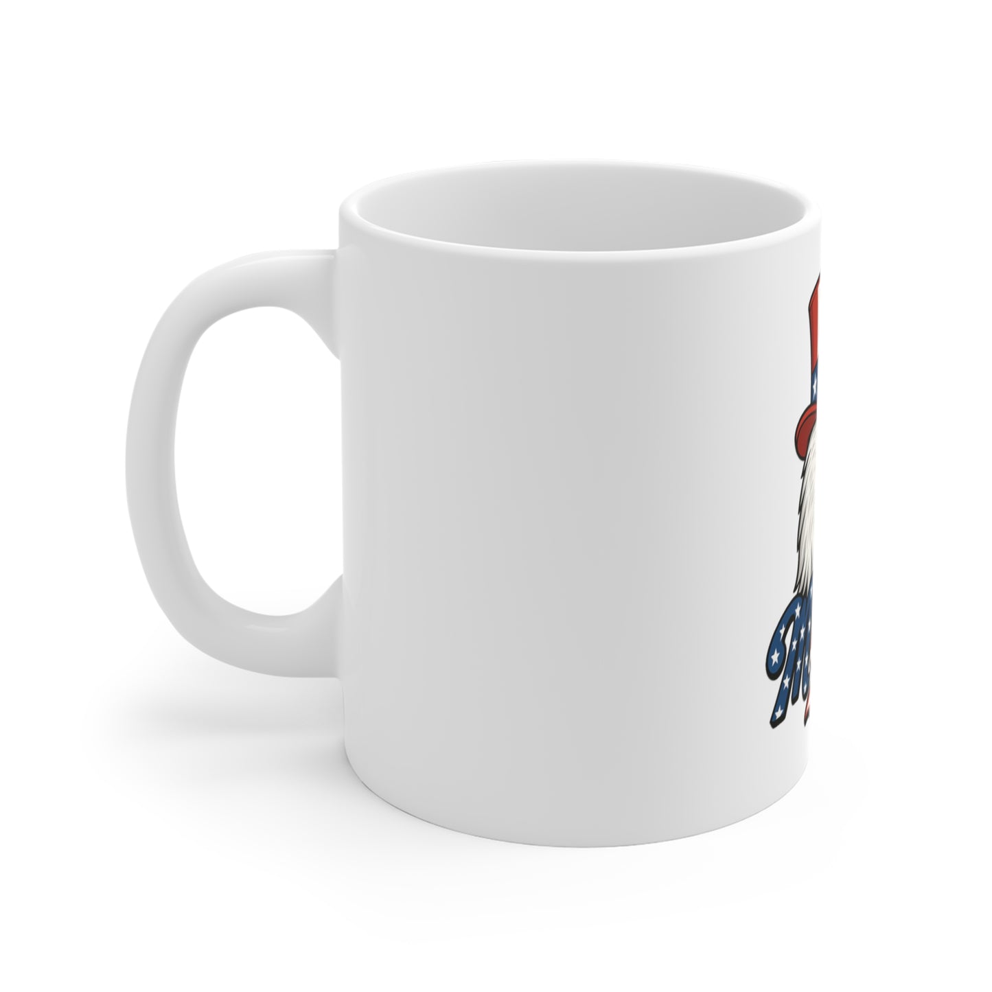 Patriotic Eagle 'Merica' Mug - 11oz Americana Coffee Cup