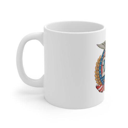 250th Anniversary USA Mug — 1776–2026 Patriotic Eagle Coffee Cup