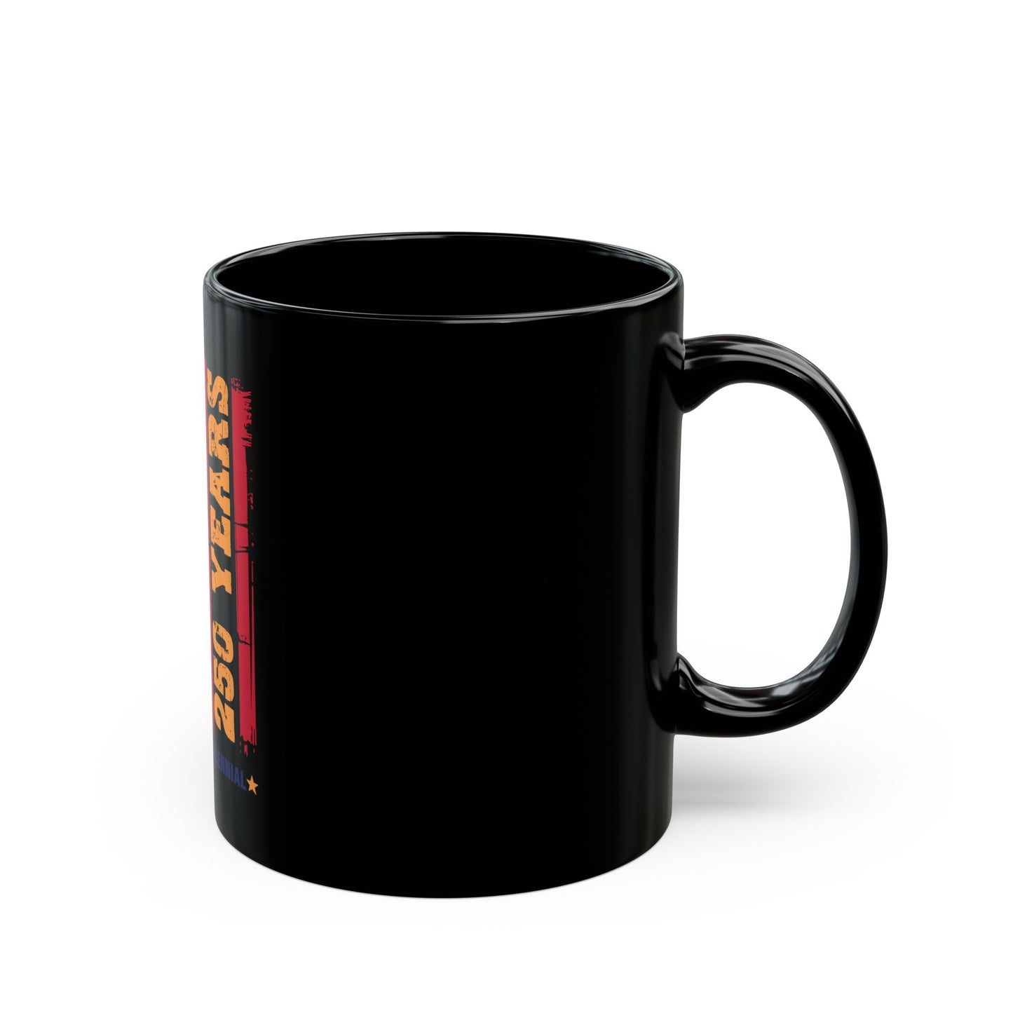 250 Years USA 1776-2026 Commemorative Mug (Black, 11oz/15oz)
