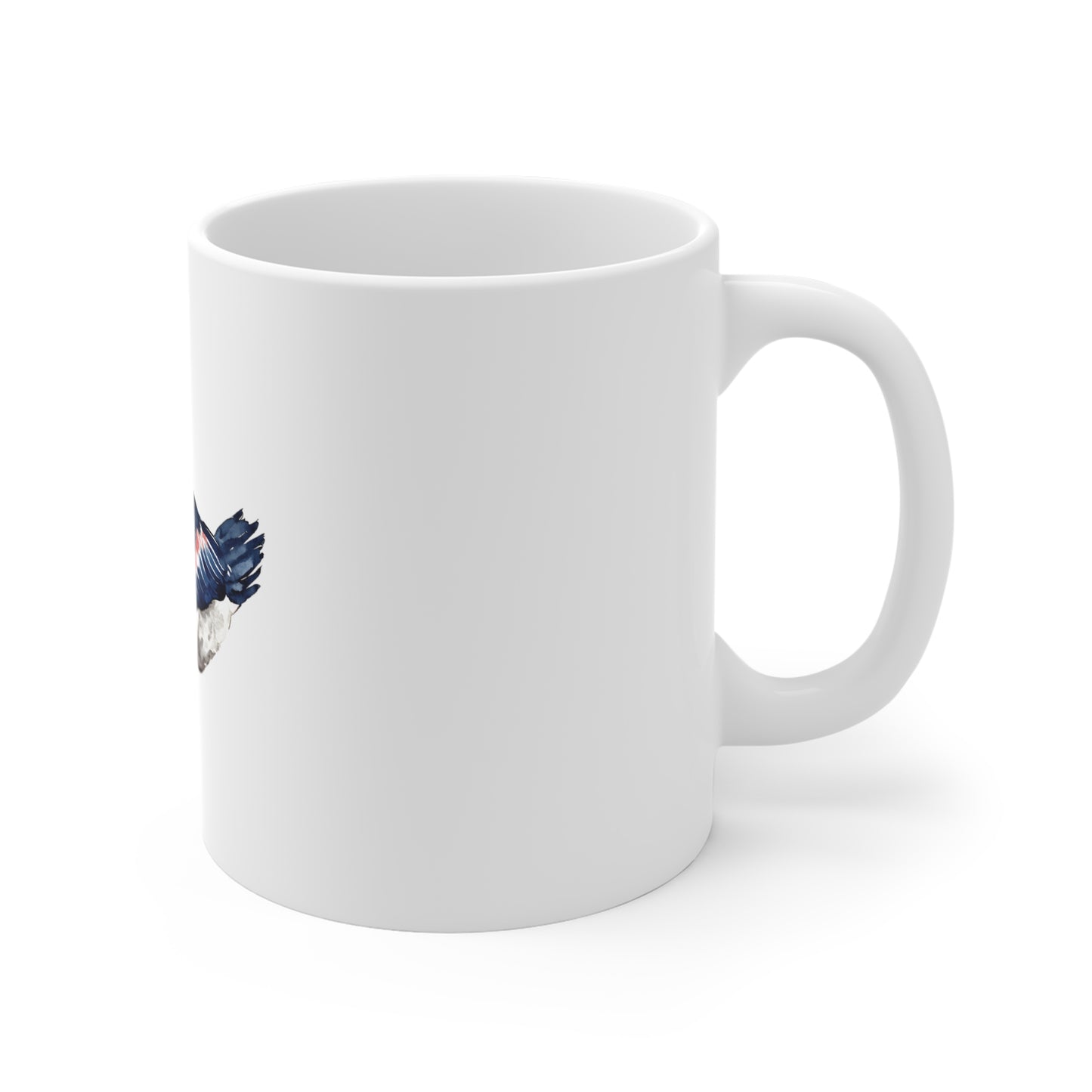 Watercolor Guinea Fowl Coffee Mug — 11oz Bird Lover Gift