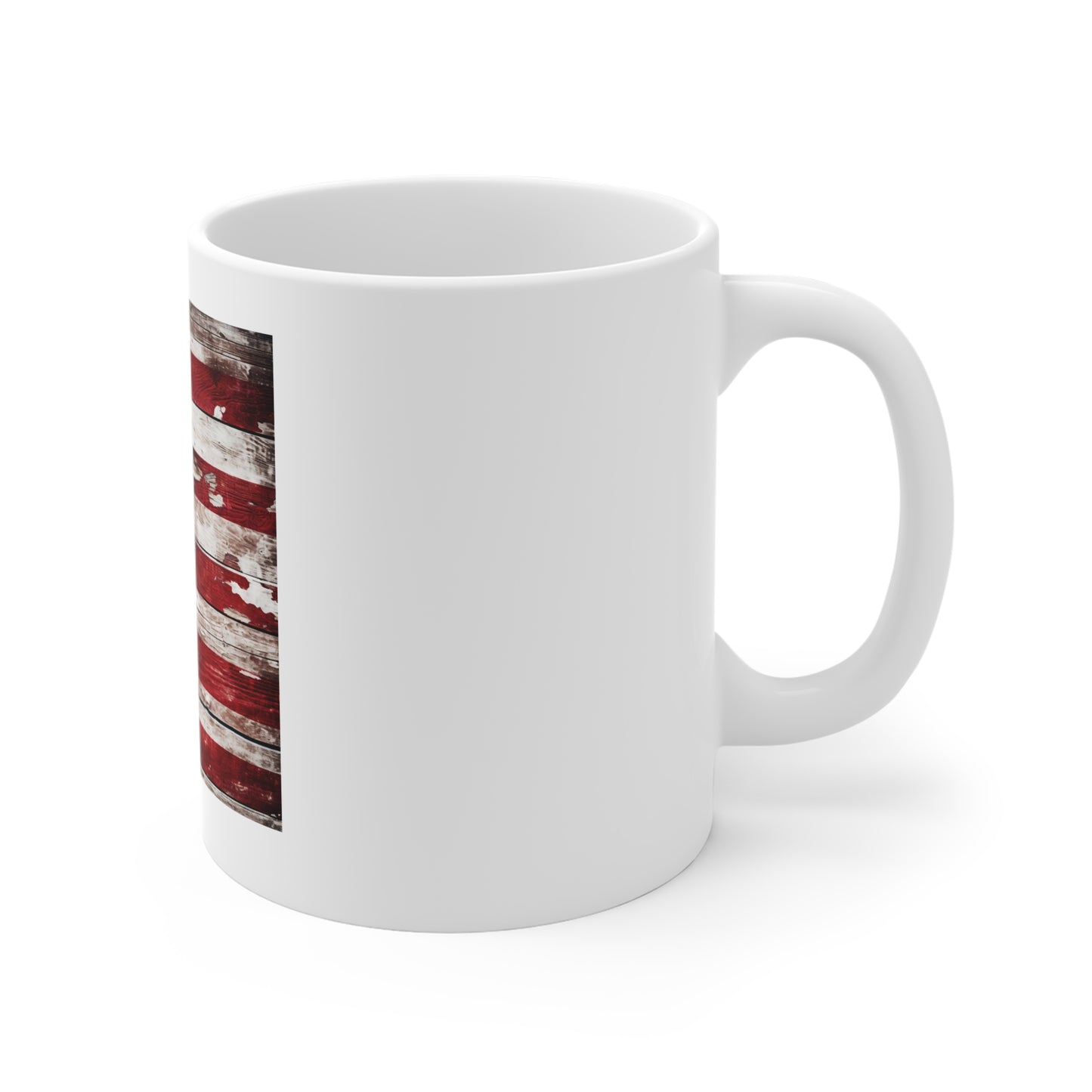 Rustic American Flag Wood Coffee Mug – Weathered Barnwood USA Flag Mug – Distressed Patriotic Wood Grain Cup – Vintage Americana Gift American Flag 11oz Coffee Mug — Distressed USA Rustic Patriotic...