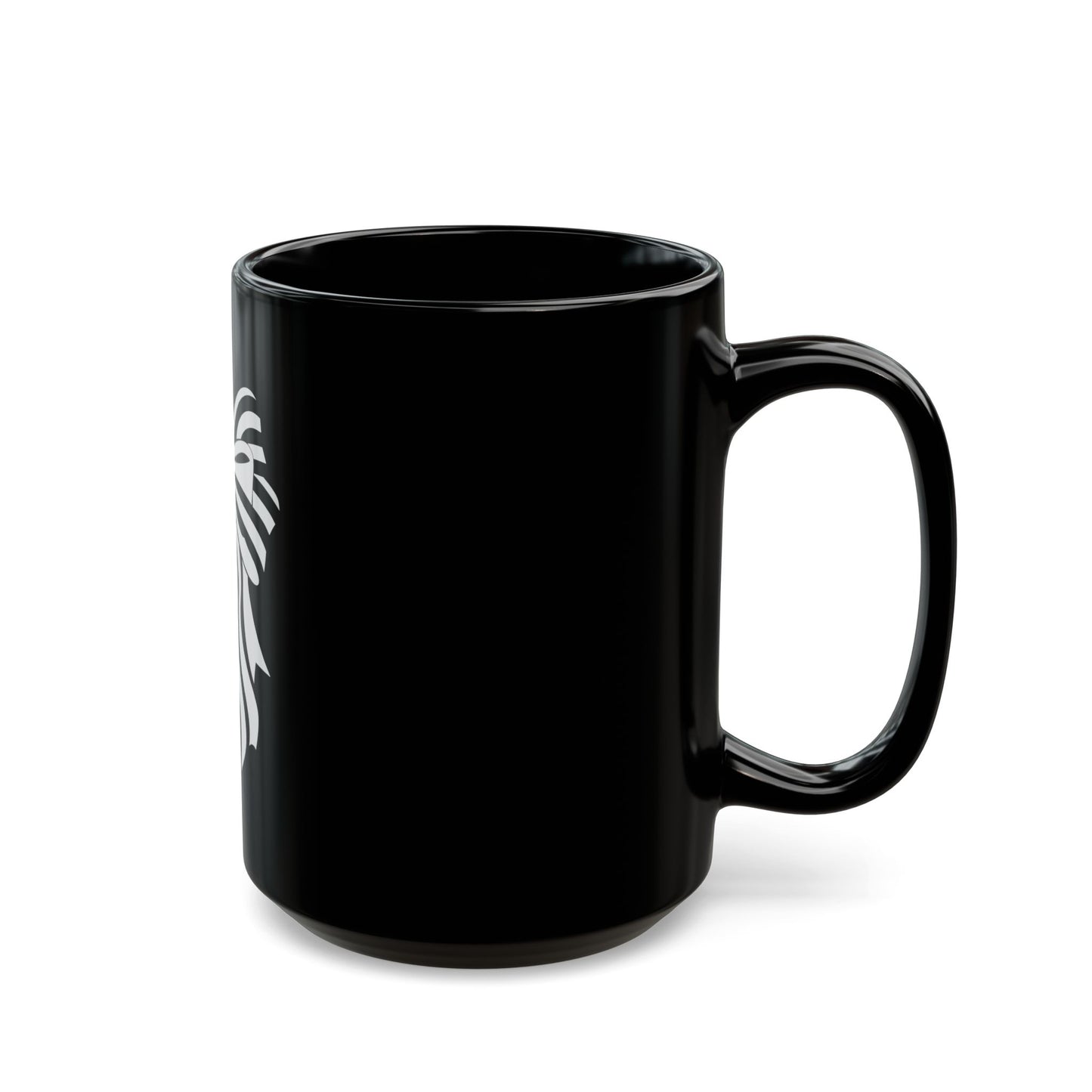 Patriotic Bow Coffee Mug – American Flag Ribbon Mug – USA Stars and Stripes Bow Cup – Cute Americana Gift Mug Black Mug (11oz, 15oz)
