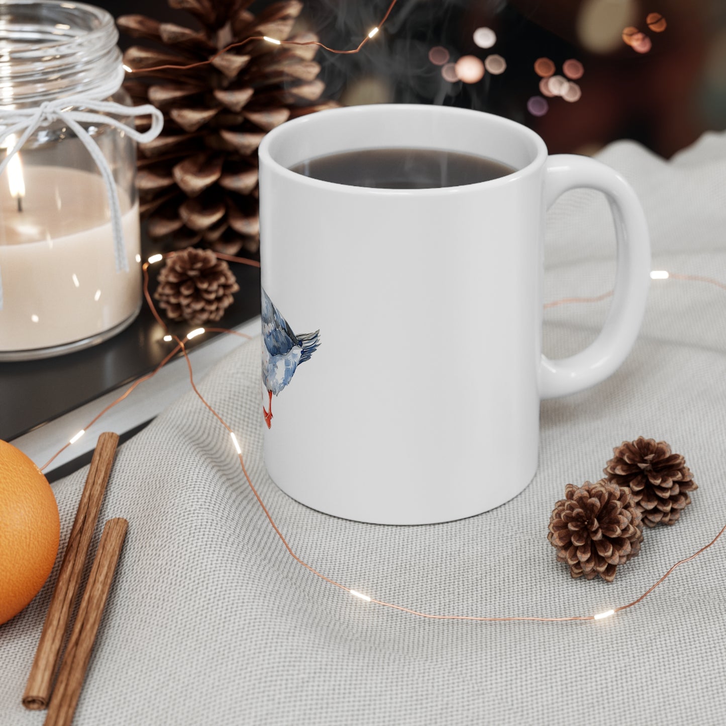 Goose Watercolor Mug – Cute Farm Bird Coffee Cup (11oz)