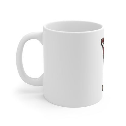Patriotic Letter Y Coffee Mug – American Flag Initial Mug – Distressed USA Monogram Mug – Vintage Americana Alphabet Gift Mug 11oz