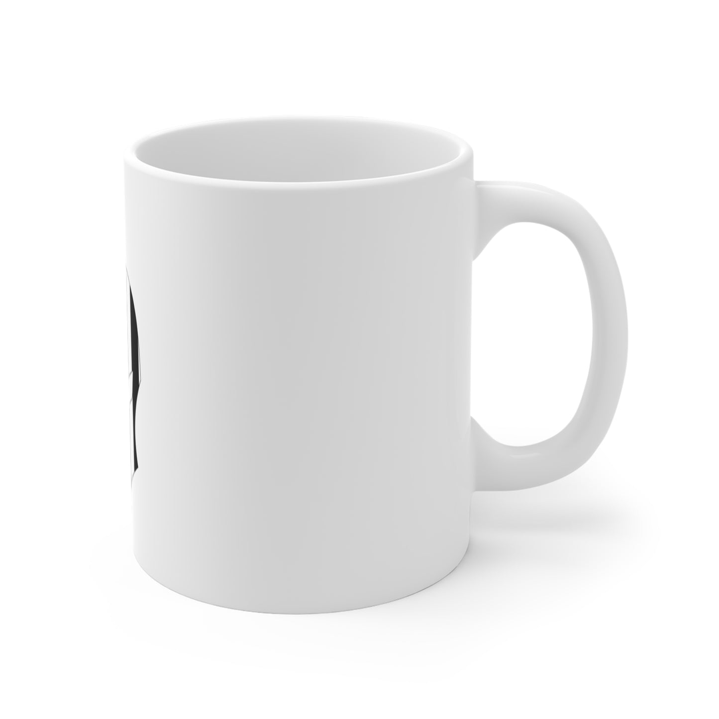Vertical American Flag Spartan Helmet Coffee Mug – Patriotic Warrior Mug – USA Spartan Shield Cup – Bold Black & White Military Style Mug Mug 11oz